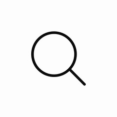 magnyfying glass icon sign vector