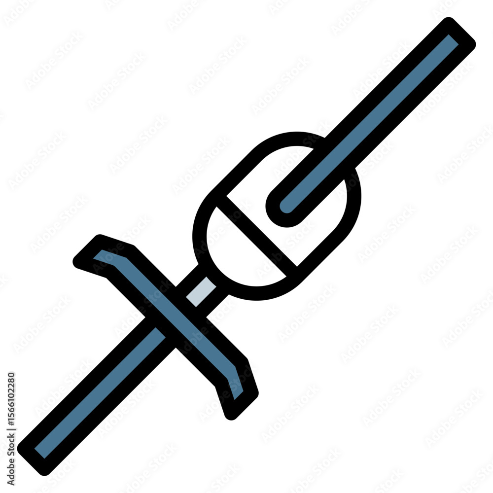 Poster quickdraw icon vector image. can be used for rock climbing.
