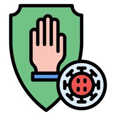 Prevention icon vector image. Can be used for Tuberculosis.