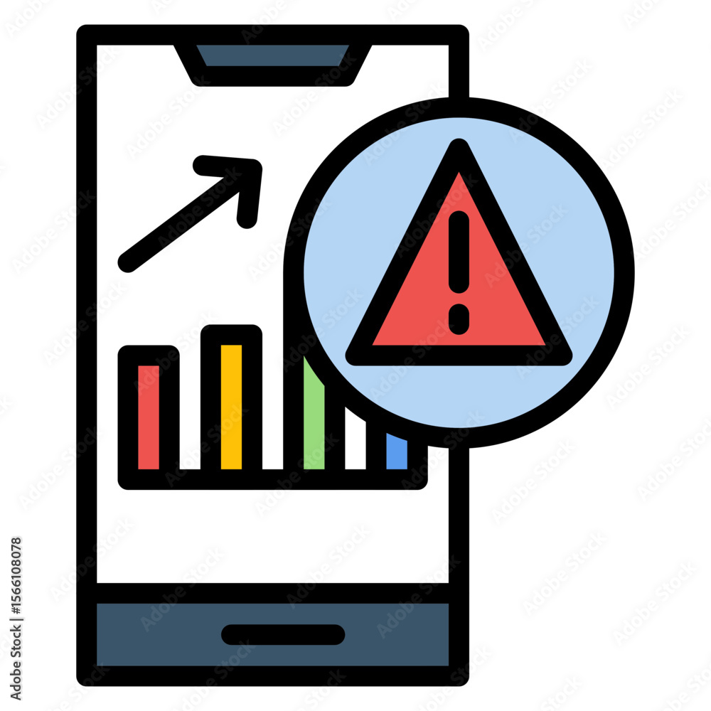 Poster alerts icon vector image. can be used for business onboarding.