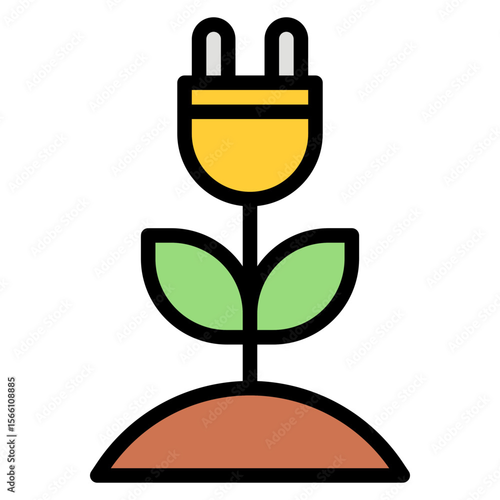 Aufkleber pollution control icon vector image. can be used for world environment day.