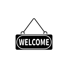 Icon a welcome, isolated against a clean background.
