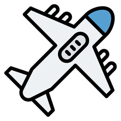 Airplane icon vector image. Can be used for Airplane.