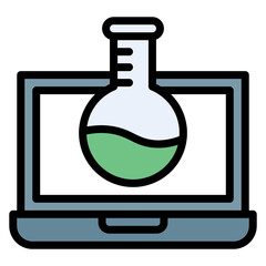 Lab Network icon vector image. Can be used for Virtual Lab.