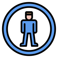 Accessible icon vector image. Can be used for Social Justice.