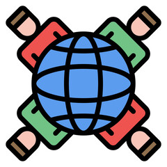 Diversity icon vector image. Can be used for Social Justice.