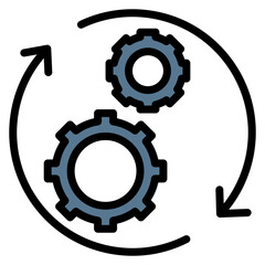 Integration icon vector image. Can be used for Digital Disruption.