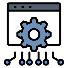 Load Testing icon vector image. Can be used for Software Testing.