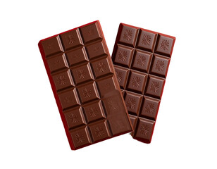 Obraz premium chocolate isolated on white background