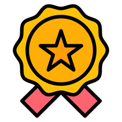 Badge icon vector image. Can be used for Track and Field.