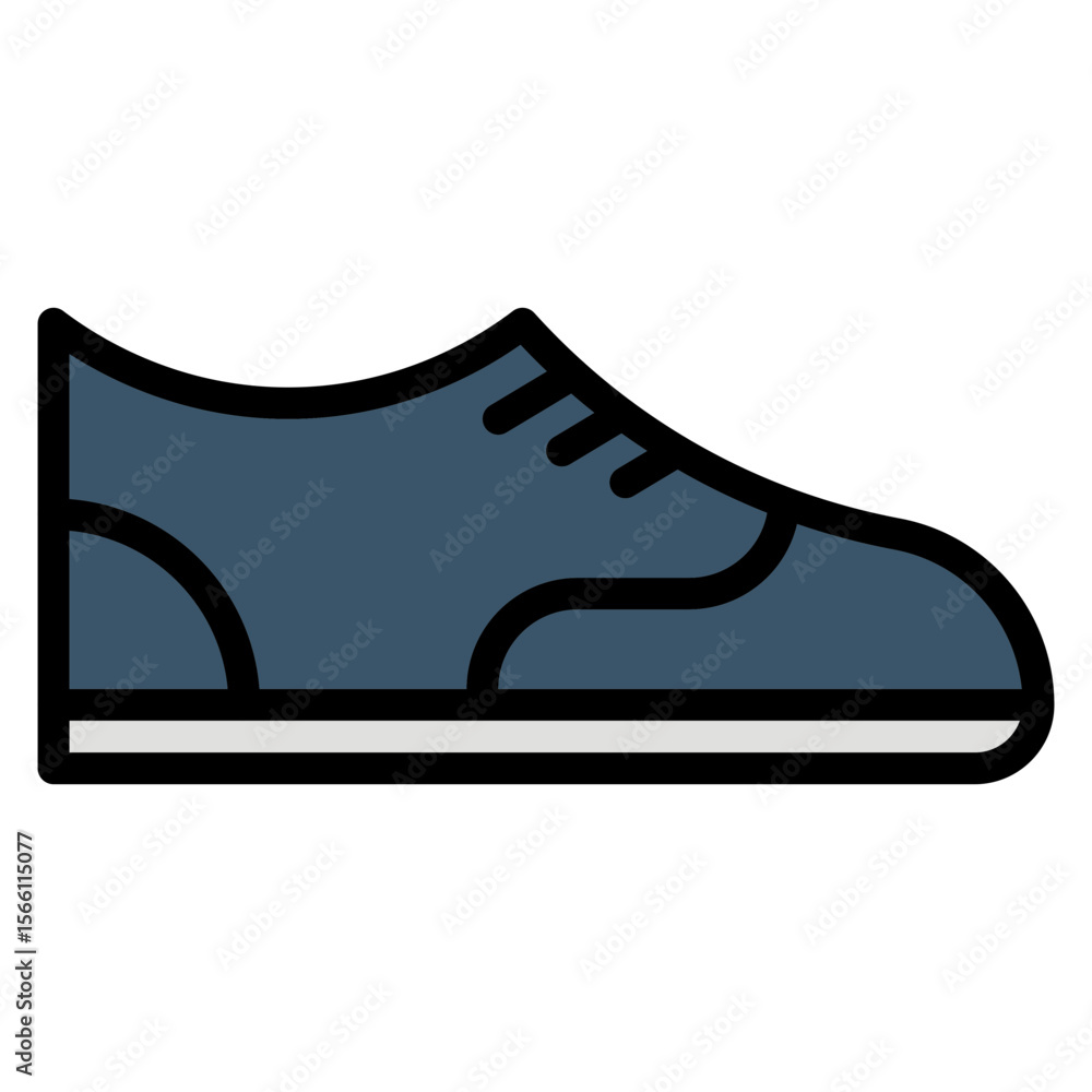 Aufkleber running shoes icon vector image. can be used for track and field.