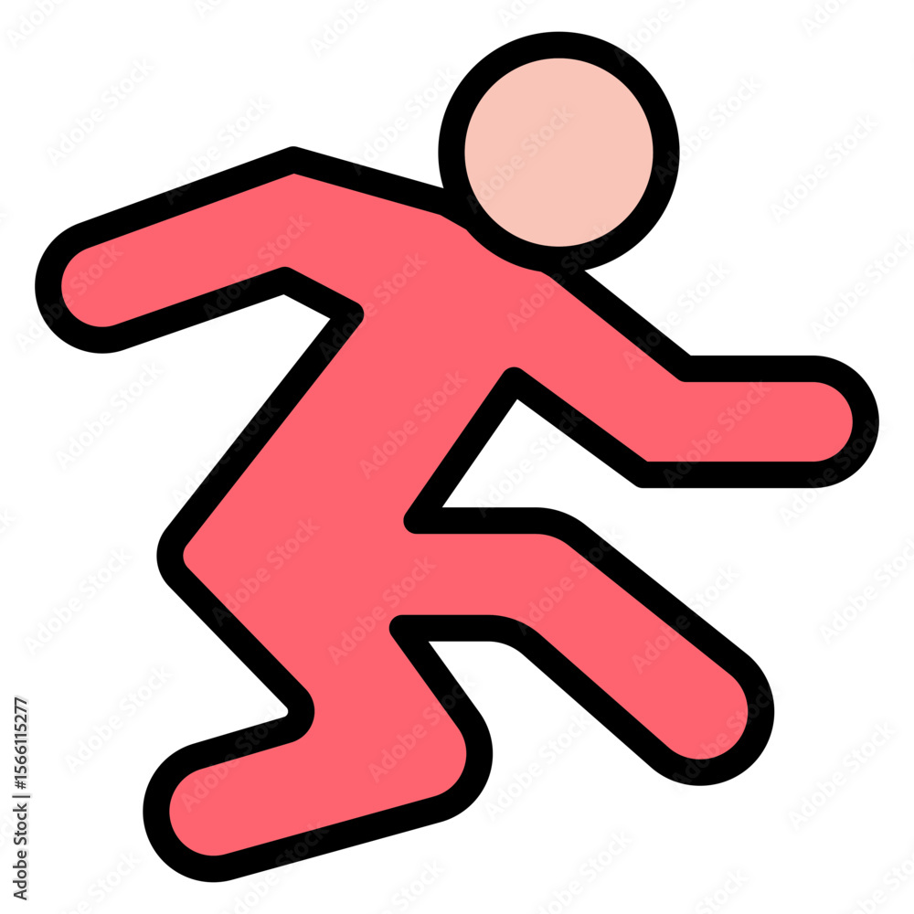 Poster steeplechase icon vector image. can be used for track and field.