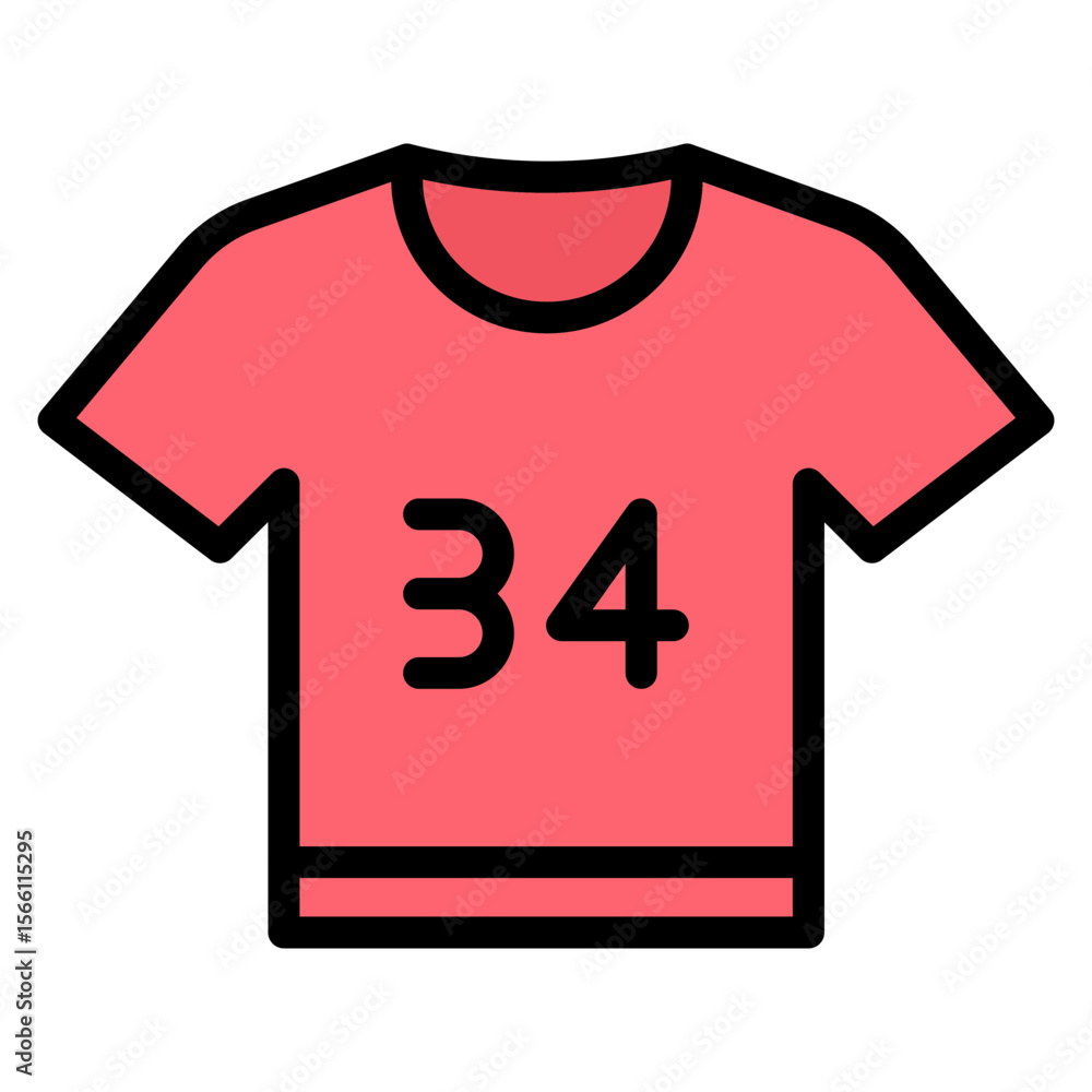 Poster track uniform icon vector image. can be used for track and field.