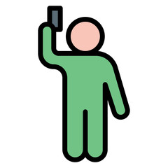 Starting Signal icon vector image. Can be used for Track and Field.