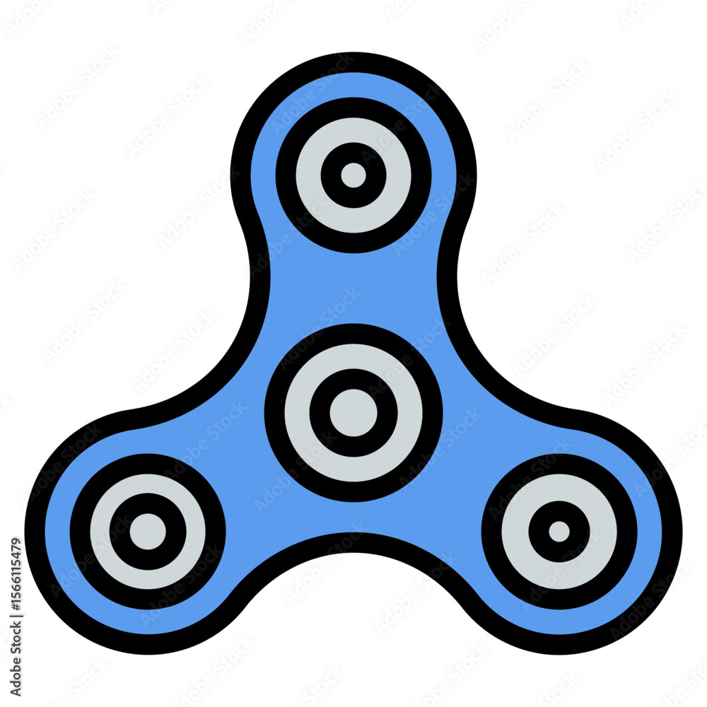 Poster fidgeting icon vector image. can be used for adhd.