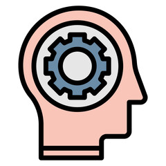 Executive Function icon vector image. Can be used for ADHD.