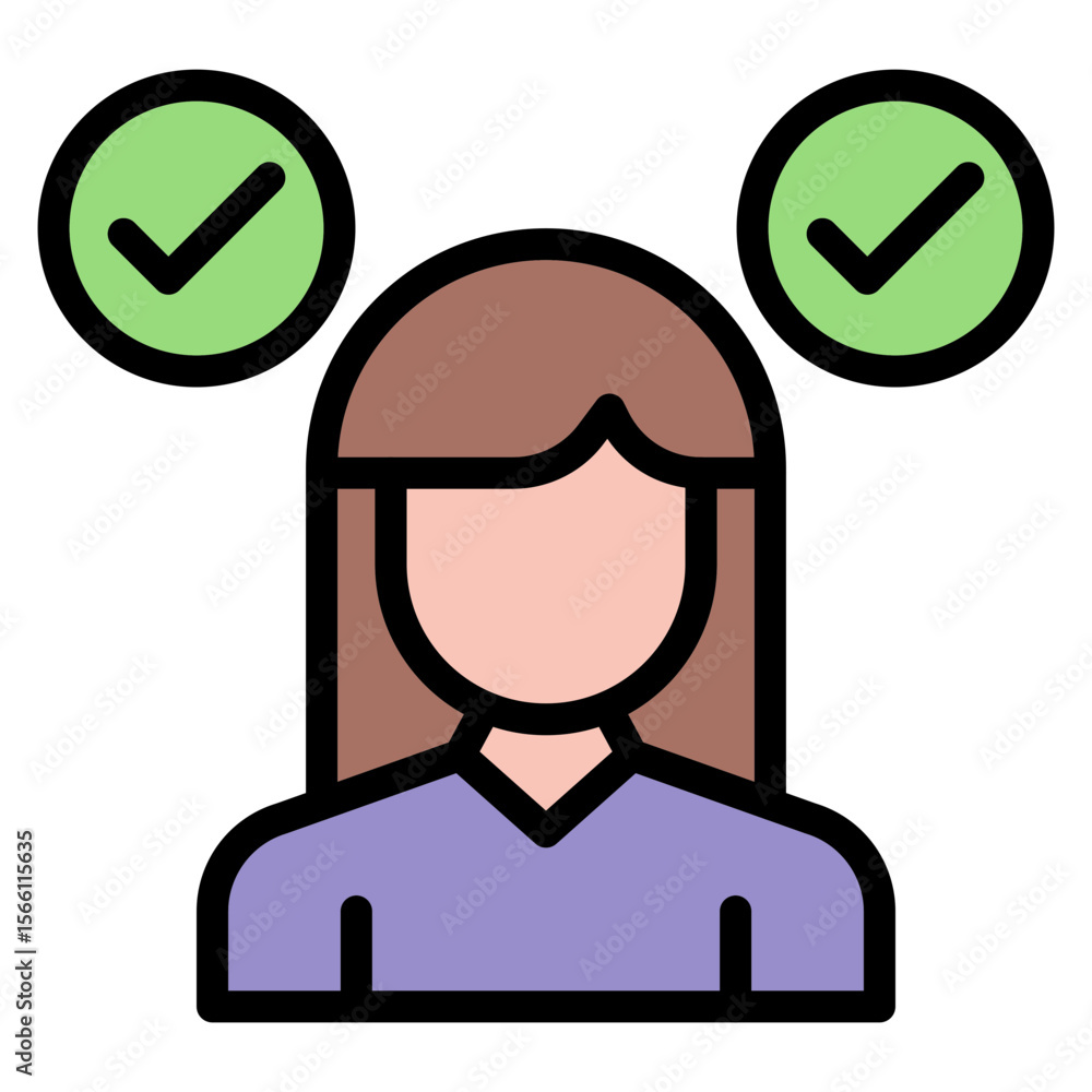 Poster Multitasking icon vector image. Can be used for ADHD.