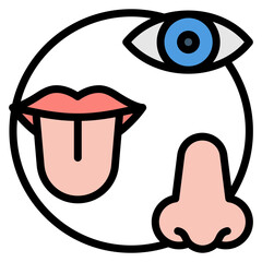 Sensory Sensitivity icon vector image. Can be used for ADHD.