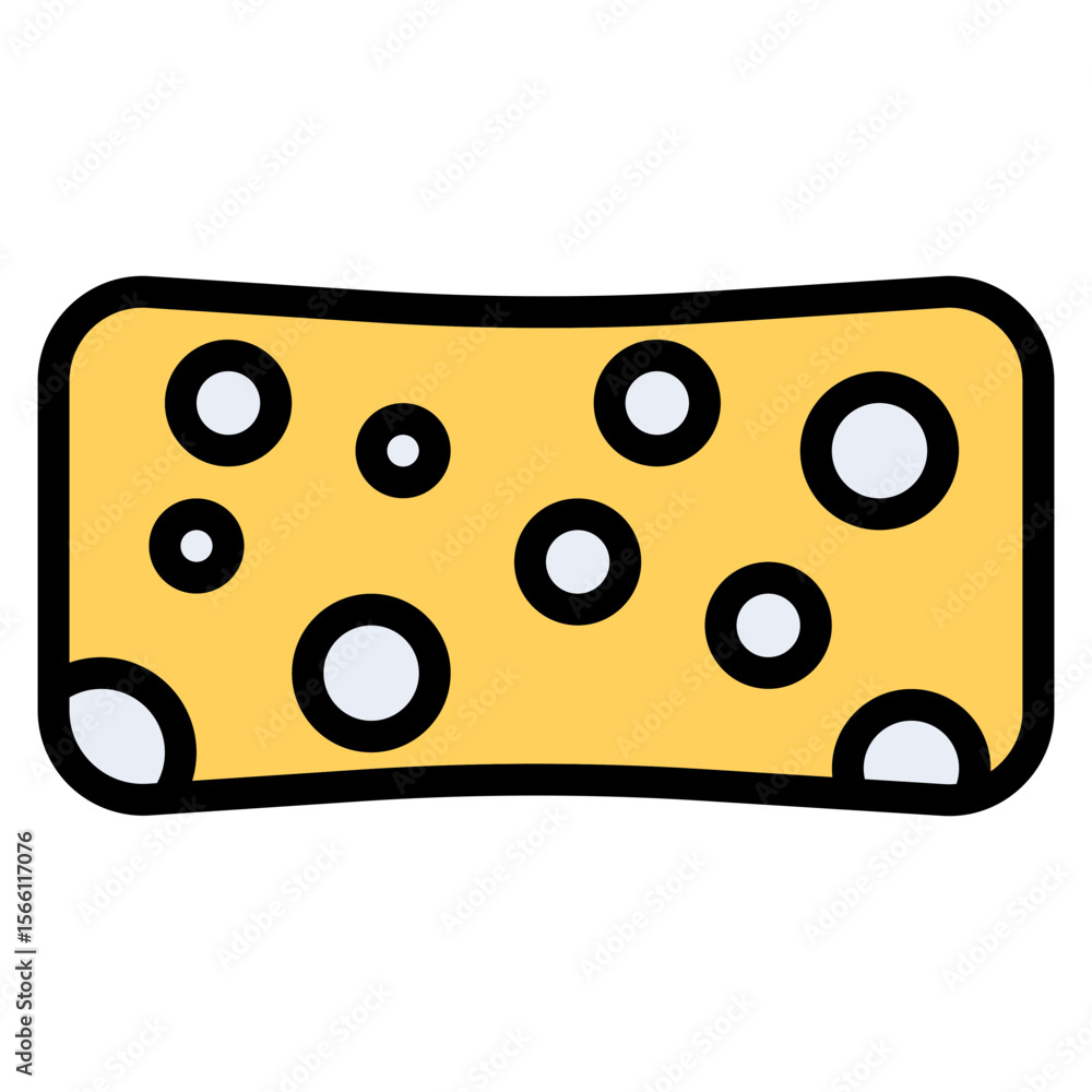 Poster foam icon vector image. can be used for raw metrial.
