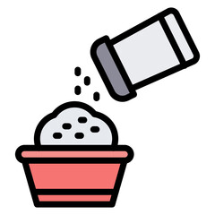 Salt icon vector image. Can be used for Raw Metrial.