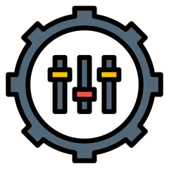 Control icon vector image. Can be used for Bullying in Society.