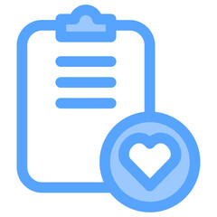 Guest List   Flat Blue Icon