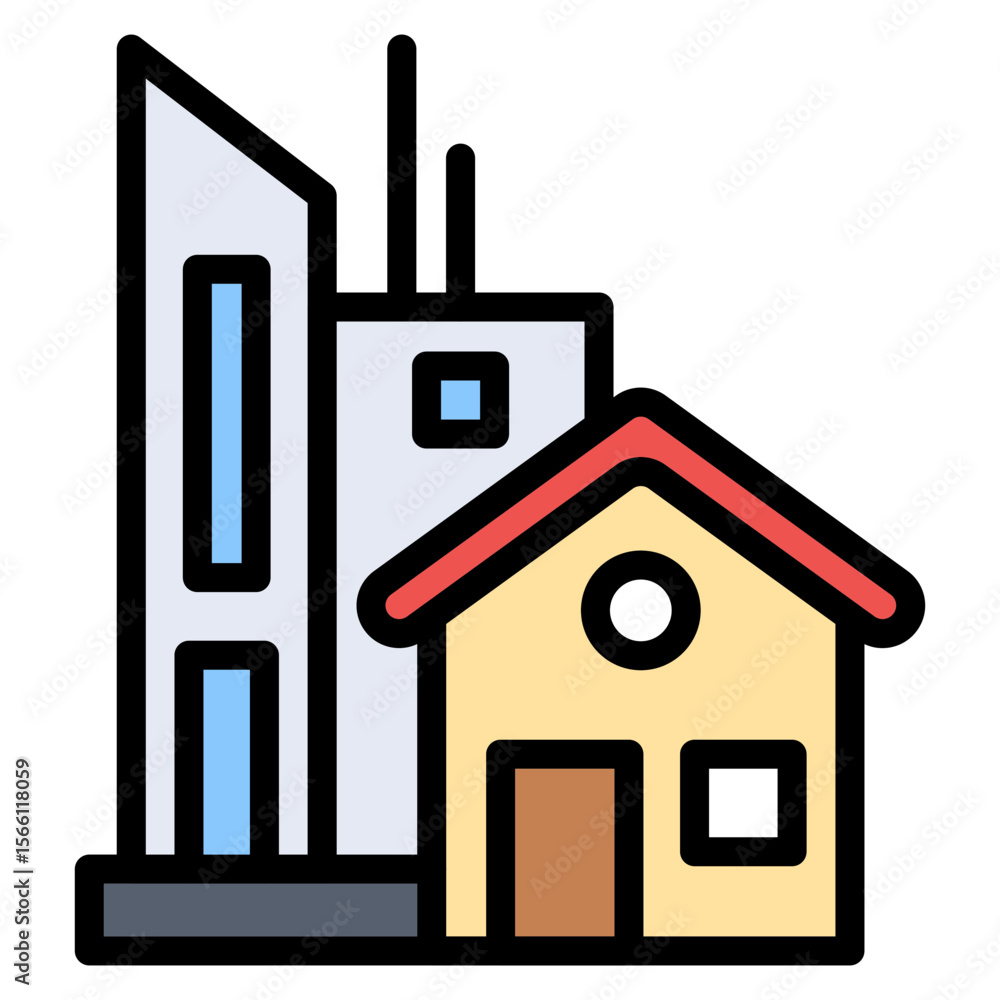 Poster estate icon vector image. can be used for inheritance.