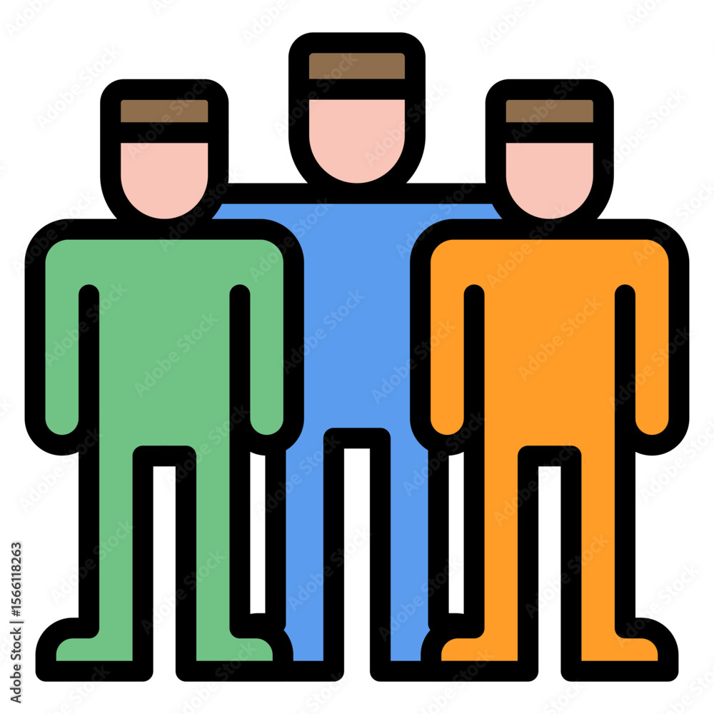 Poster kinship icon vector image. can be used for inheritance.