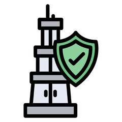 Heritage Protection icon vector image. Can be used for Inheritance.