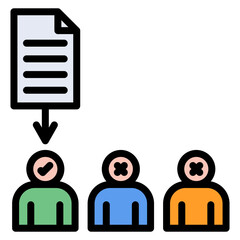 Inheritance Beneficiary icon vector image. Can be used for Inheritance.