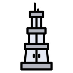 Heritage Site icon vector image. Can be used for Inheritance.