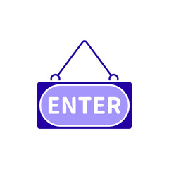 Icon a enter, isolated against a clean background.
