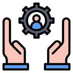 Support System icon vector image. Can be used for Social Relationship.