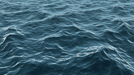 Abstract water surface with vibrant reflective texture. Dark wavy ocean background creating a natural pattern.