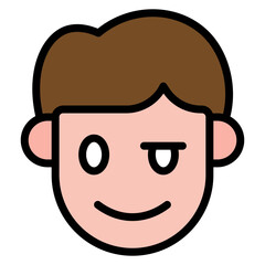 Proud icon vector image. Can be used for Human Emotions.
