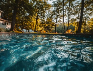 Tranquil Waters Reflect Forest's Radiant Autumnal Hues