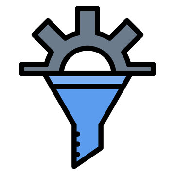 Feature Engineering icon vector image. Can be used for Data Science.