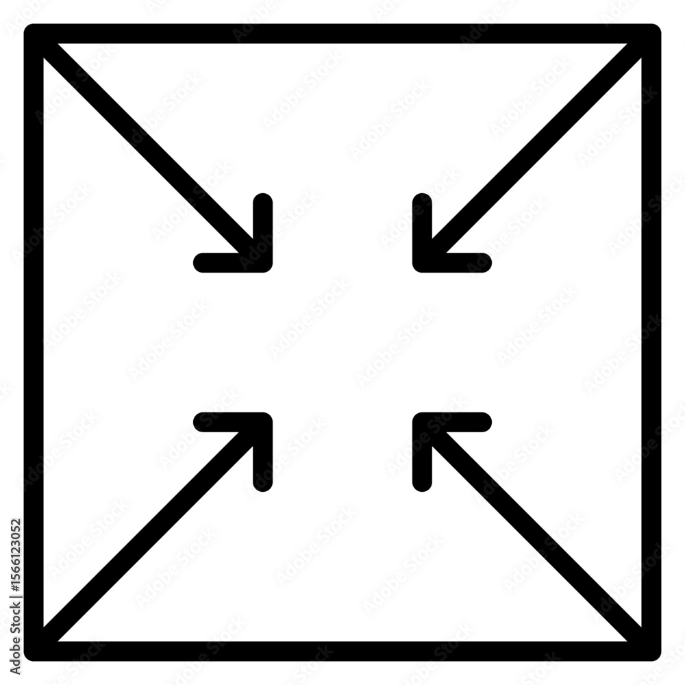 Poster borderless icon vector image. can be used for data science.