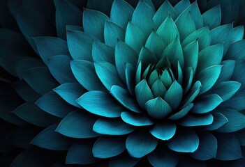 Artistic Close-Up of a Vivid Blue Flower