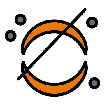 Jupyter icon vector image. Can be used for Data Science.