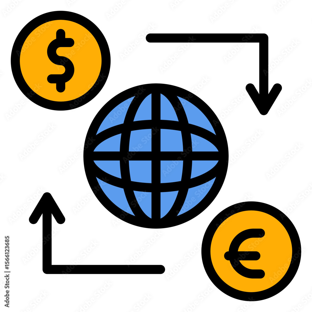 Poster trade icon vector image. can be used for data science.