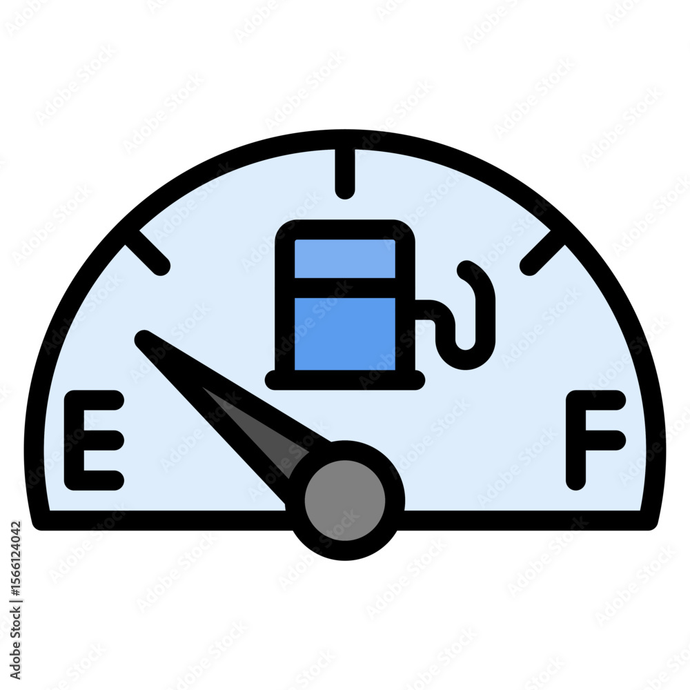 Poster running on empty icon vector image. can be used for burnout.