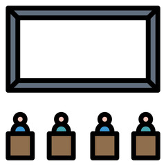 Film Buff icon vector image. Can be used for Urban Tribes.