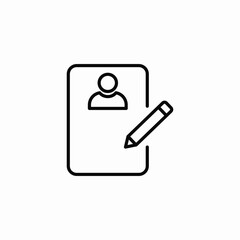 user registration icon sign vector