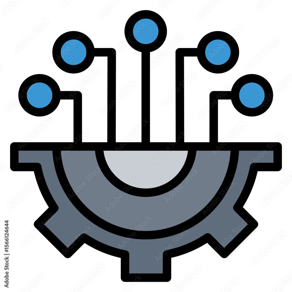Poster techie icon vector image. can be used for urban tribes.