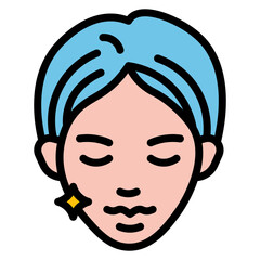 Aesthetic Consult icon vector image. Can be used for Plastic and Cosmetic Surgery.