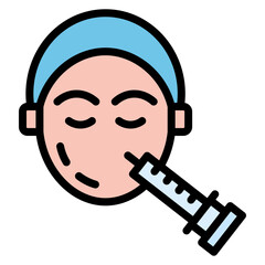 Plastic Surgeon icon vector image. Can be used for Plastic and Cosmetic Surgery.