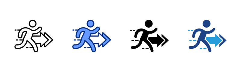 Fast Track icon sheet multiple style collection