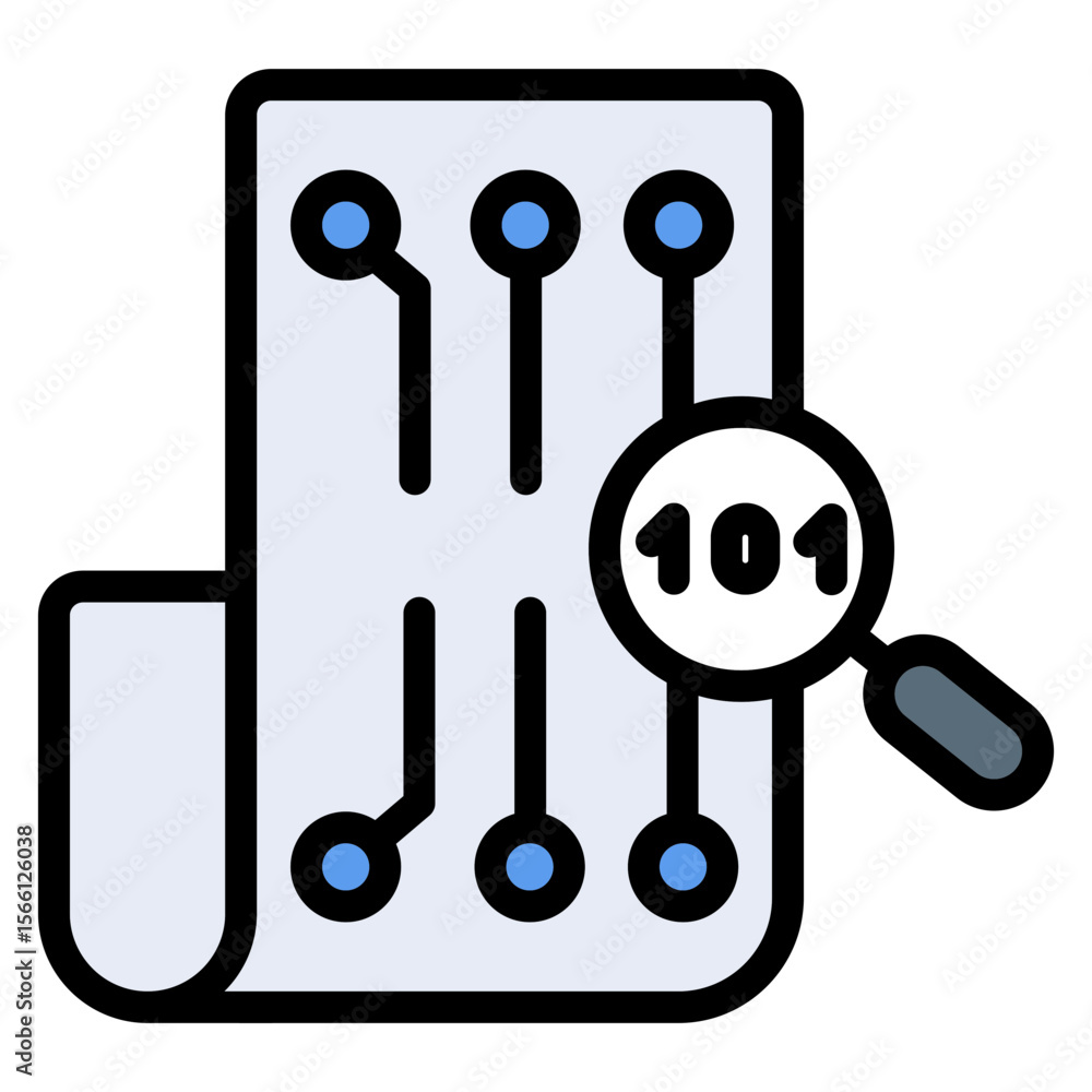 Poster data integrity icon vector image. can be used for business audit.