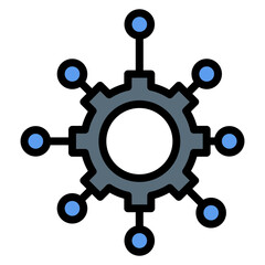 Control Framework icon vector image. Can be used for Business Audit.